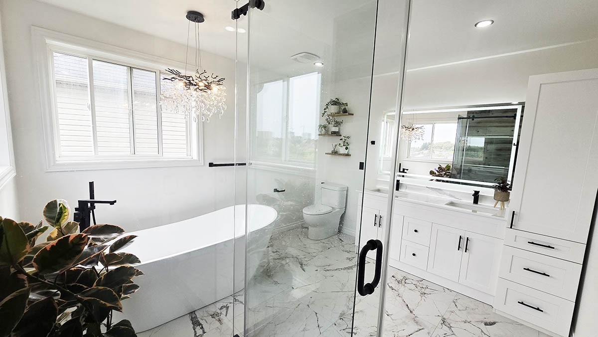 Modern Spa Bathroom Transformation project photo 9