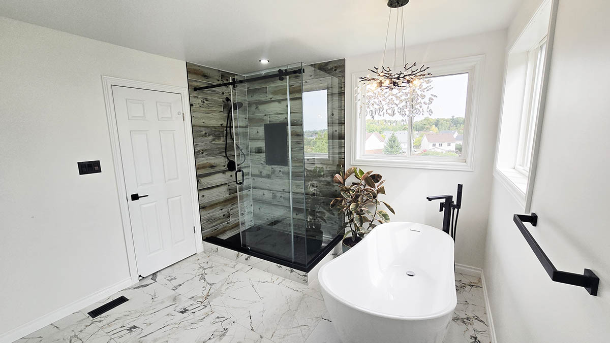Modern Spa Bathroom Transformation project photo 3