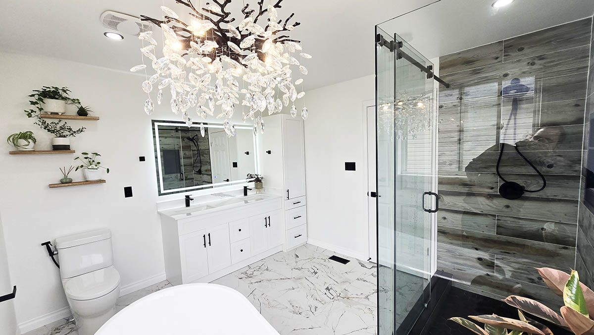 Modern Spa Bathroom Transformation project photo 8